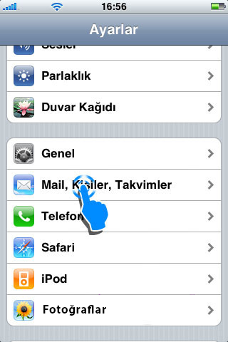 mail ayarları